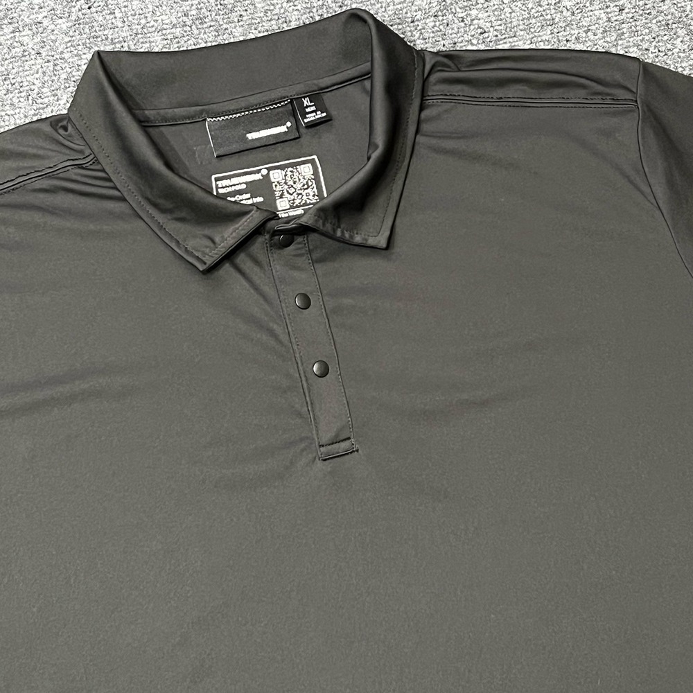 Truewerk Polo Shirt Mens XL Black Tech Performance Golf Workwear
